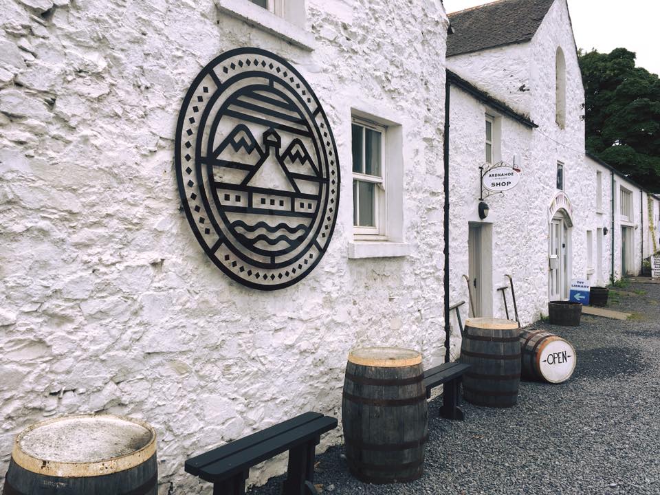 Single Malt Scotch Whisky Distillery Ardnahoe auf Islay Besucherzentrum