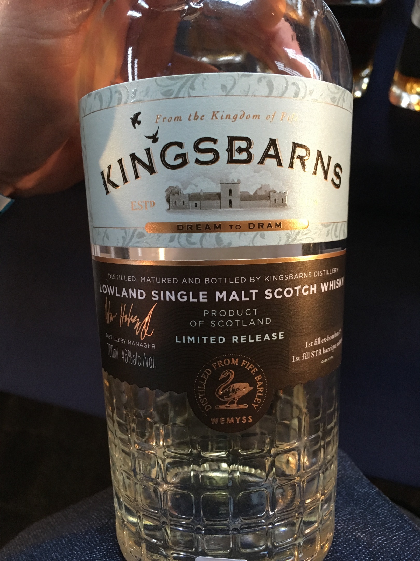 Kingsbarns Single Malt Scotch Whisky First Release